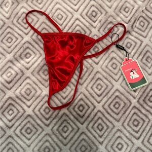 Red thong